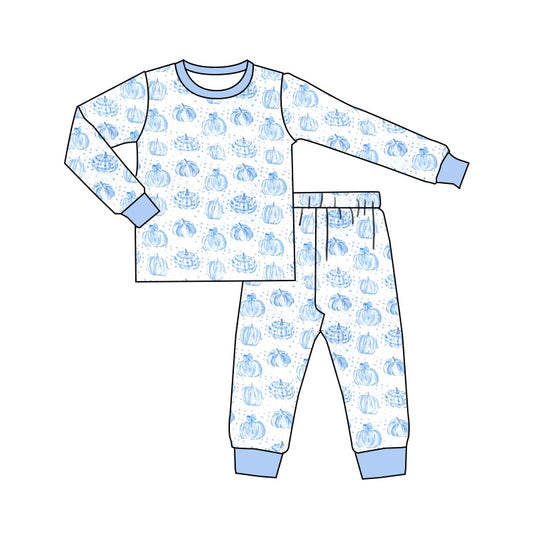 BLP0469 Blue Pumpkin Wholesale Baby Kids Design Boutique Kid Clothing Set