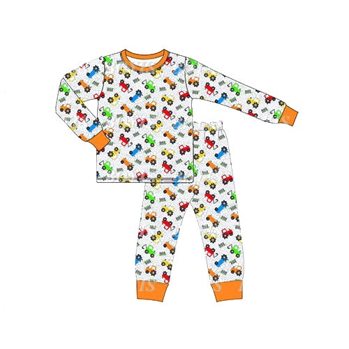 BLP0473 Orange boy Wholesale Baby Kids Design Boutique Kid Clothing Set