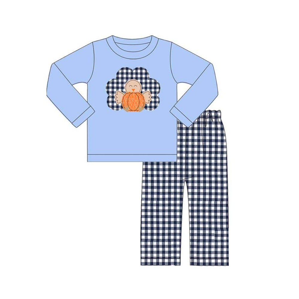 BLP0510 Turkey Long Sleeve Wholesale Boutique Kid Clothing Sets