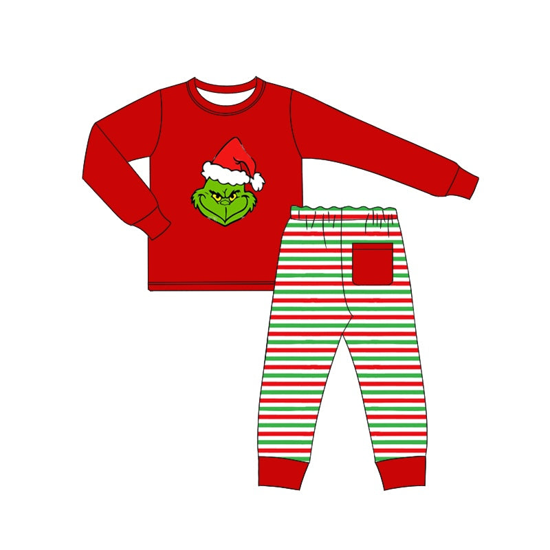 BLP0532 Red Boy Long Sleeve Wholesale Boutique Kid Clothing