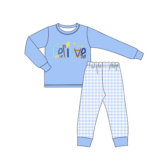 BLP0534 Blue Boy Long Sleeve Wholesale Boutique Kid Clothing