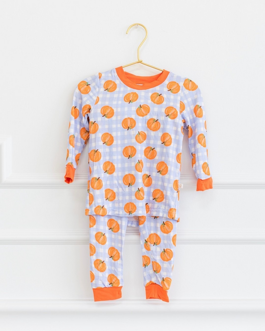 BLP0584 Orange Children Long Sleeve Wholesale Boutique Kid Outfit