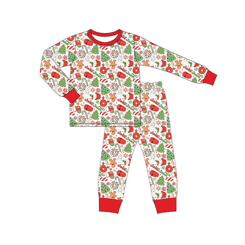 BLP0632 Red Cartoon Children Long Sleeve Wholesale Boutique Kid Outfit