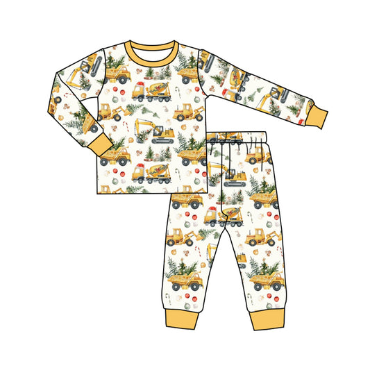 BLP0649 Yellow Winter Long Sleeve Wholesale Boutique Kid Outfit Clothing Sets