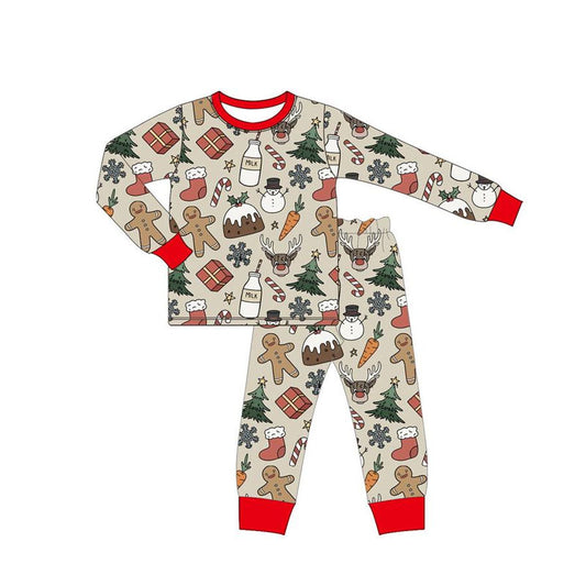 BLP0671 Red Boys Winter Long Sleeve Wholesale Boutique Kid Outfit Clothing Sets