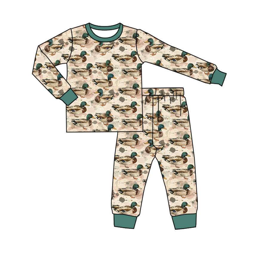 BLP0683 Duck Boy Long Sleeve Wholesale Boutique Kid Outfit Clothing Sets