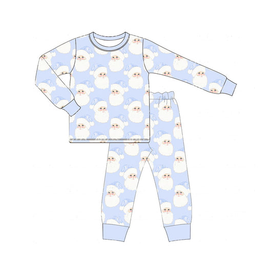 BLP0685 Blue Boy Long Sleeve Wholesale Boutique Kid Outfit Clothing Sets