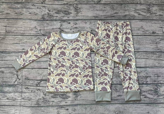 BLP0706 Camo Winter Fall Long Sleeve Wholesale Boutique Kid Outfit