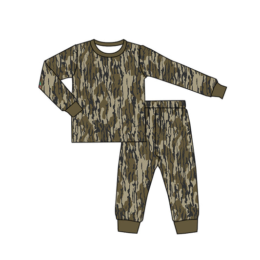 BLP0707 Camo Boy Cute Long Sleeve Wholesale Boutique Kid Outfit Clothing Sets