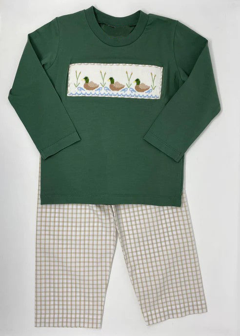 BLP0717 Duck Long Sleeve Wholesale Boutique Kid Outfit Clothing Sets