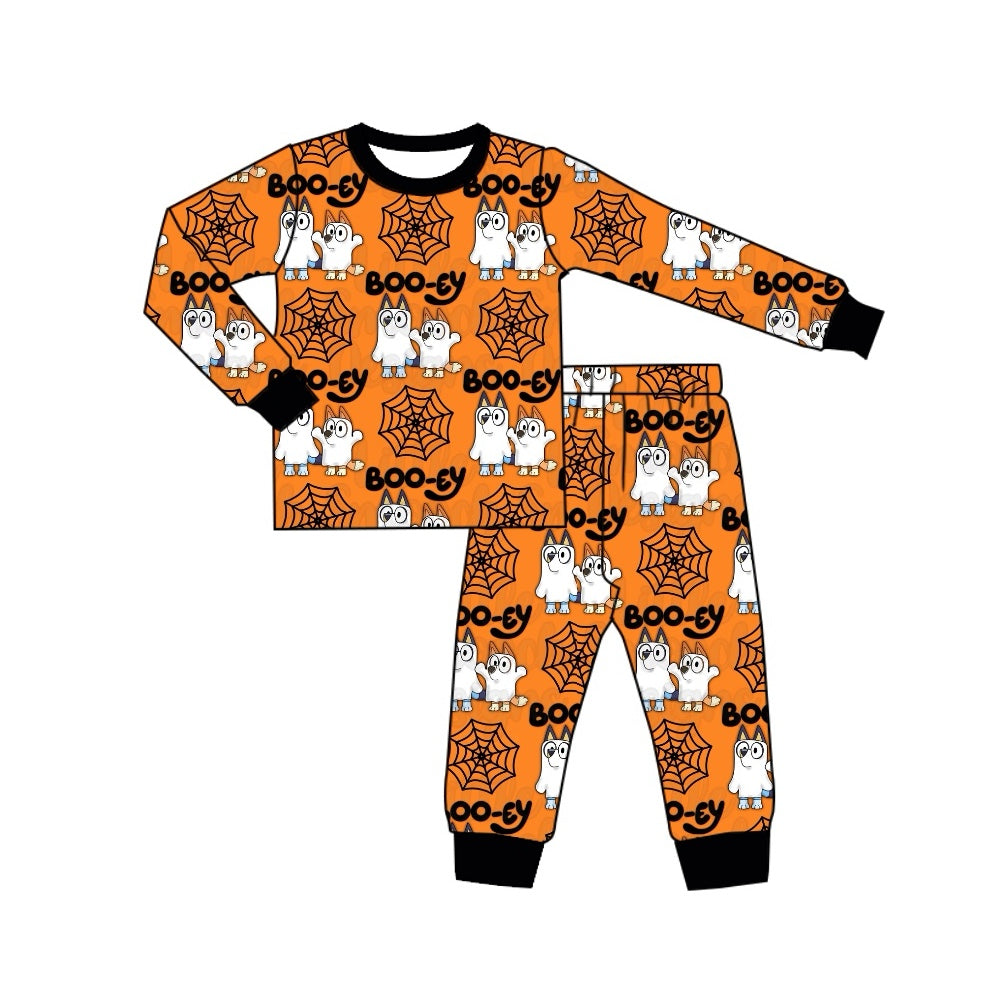 BLP0727 Cartoon Dog Cute Long Sleeve Wholesale Boutique Kid Outfit Clothing Sets