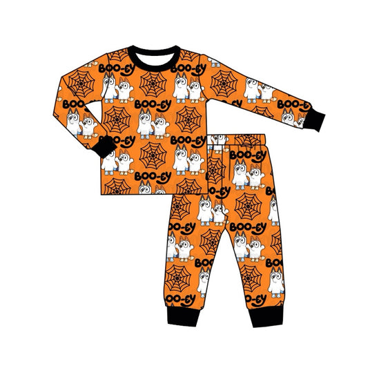 BLP0727 Cartoon Dog Cute Long Sleeve Wholesale Boutique Kid Outfit Clothing Sets