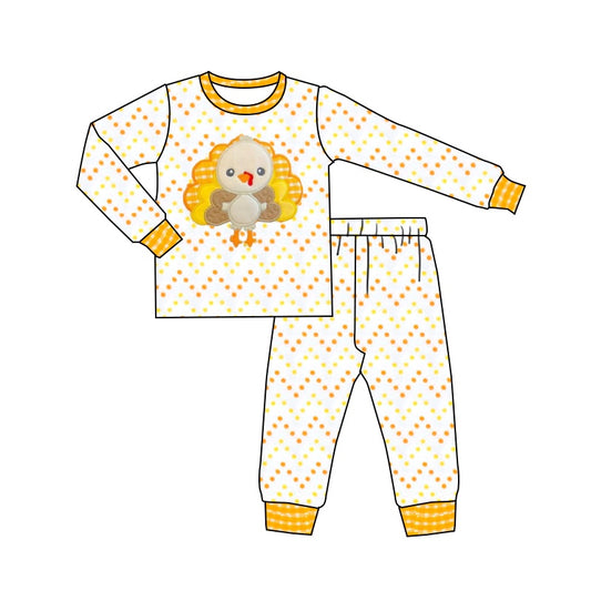 BLP0730 Thanksgiving Cute Long Sleeve Wholesale Boutique Kid Outfit Clothing Sets