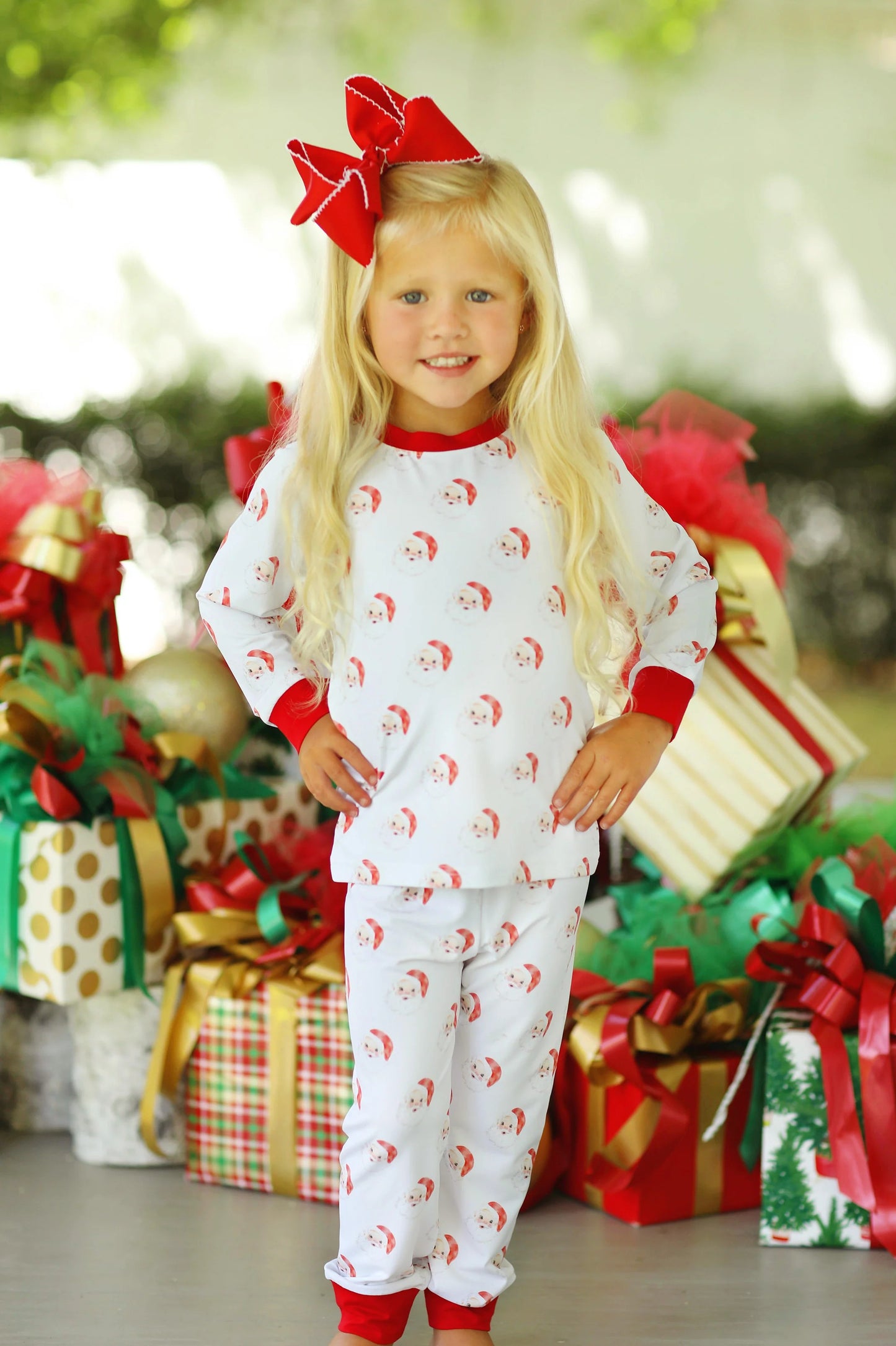 BLP0751 Santa Boy Fall Cute Long Sleeve Wholesale Boutique Kid Outfit Clothing Sets