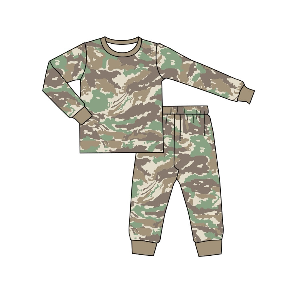 BLP0764 Camo Boy Winter Fall Long Sleeve Wholesale Boutique Kid Outfit