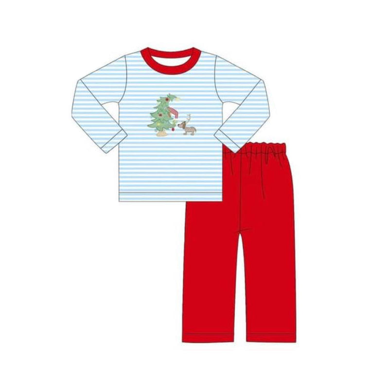 BLP0772 Christmas Boy Winter Fall Long Sleeve Wholesale Boutique Kid Outfit