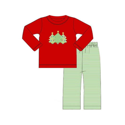 BLP0773 Red Christmas Boy Winter Fall Long Sleeve Wholesale Boutique Kid Outfit