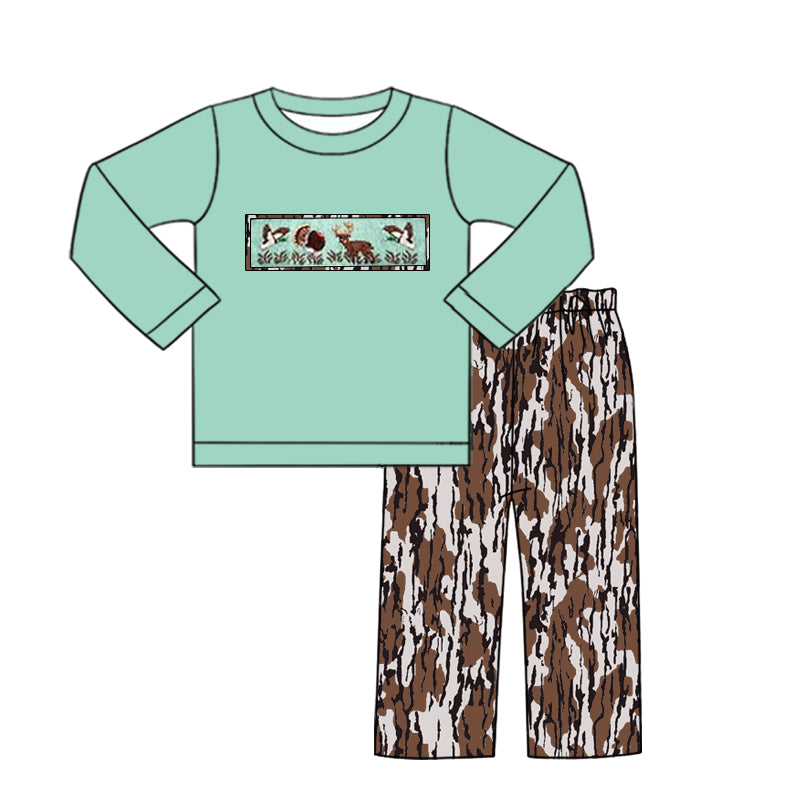 BLP0777 Camo Boy Winter Fall Long Sleeve Wholesale Boutique Kid Outfit