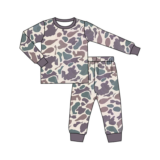 BLP0790 Camo Boys Winter Fall Long Sleeve Wholesale Boutique Kid Outfit