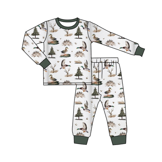 BLP0823 Duck Boys Winter Fall Long Sleeve Wholesale Boutique Kid Outfit