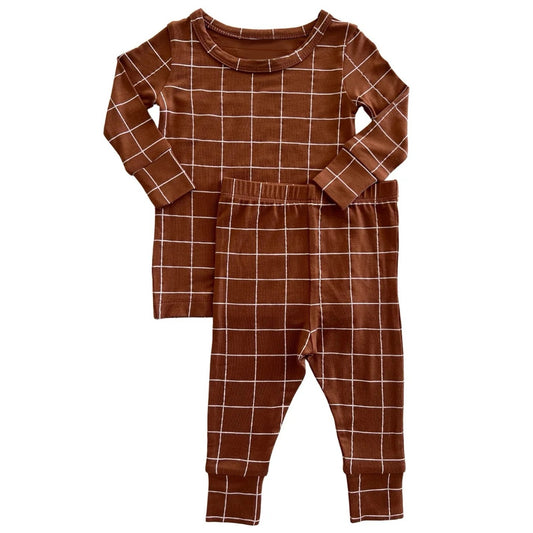 BLP0883 Brown Boys Design Fashion Winter Fall Long Sleeve Wholesale Boutique Kid Outfit Clothing