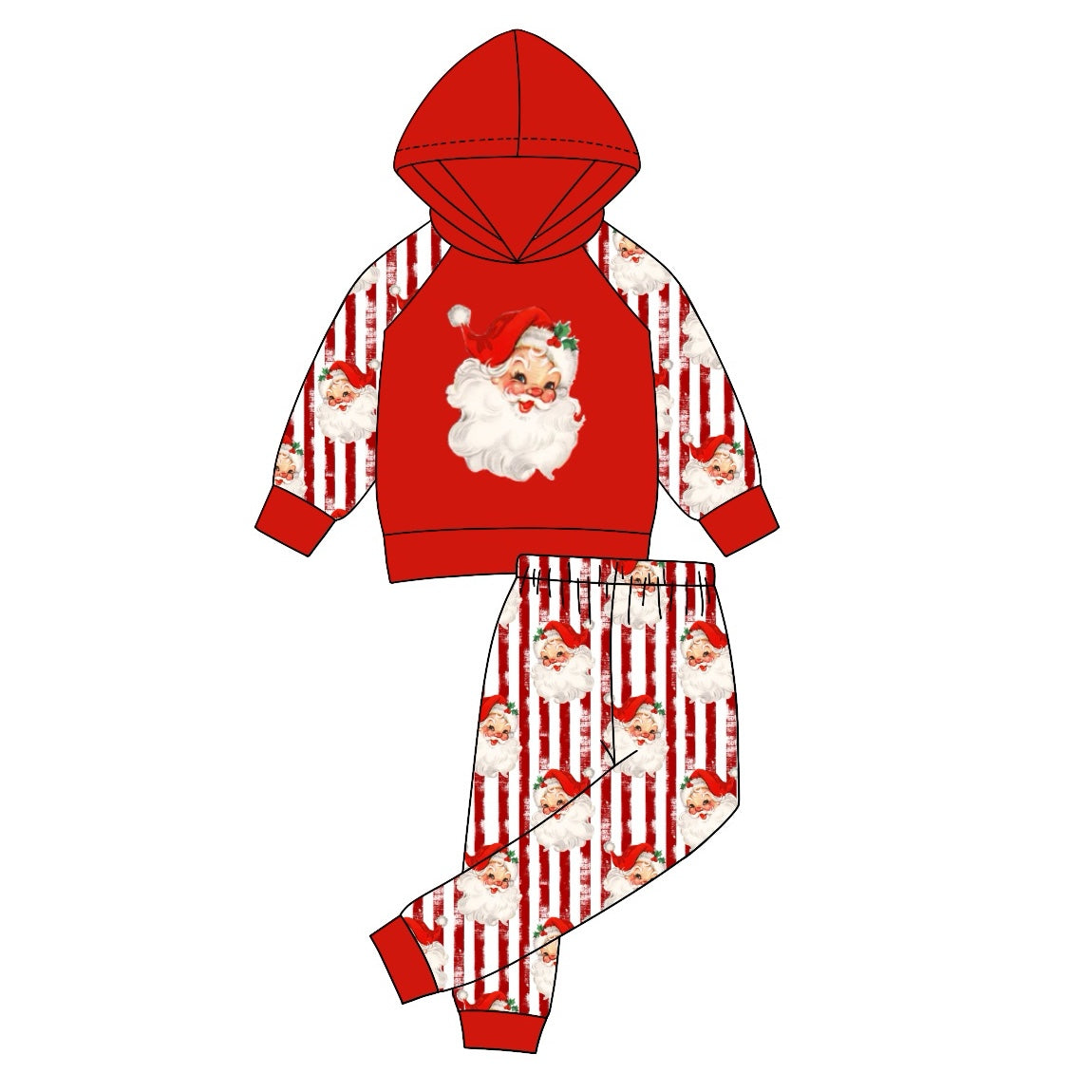 BLP0931 Santa Boy Winter Fall Long Sleeve Wholesale Boutique Kid Outfit Clothing Sets