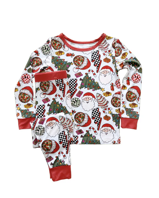 BLP0993 Santa Boys Long Sleeve Wholesale Boutique Kid Outfit Clothing Sets