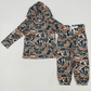 RTS NO MOQ Sibling Baby Boys Long Sleeve Sets Camouflage Hooded Top Jogger Pants Outfits Clothes Sets