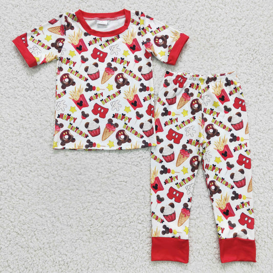 BSPO0047 Cartoon Boutique Wholesale Hot Sale Girl Sets Kid Clothing