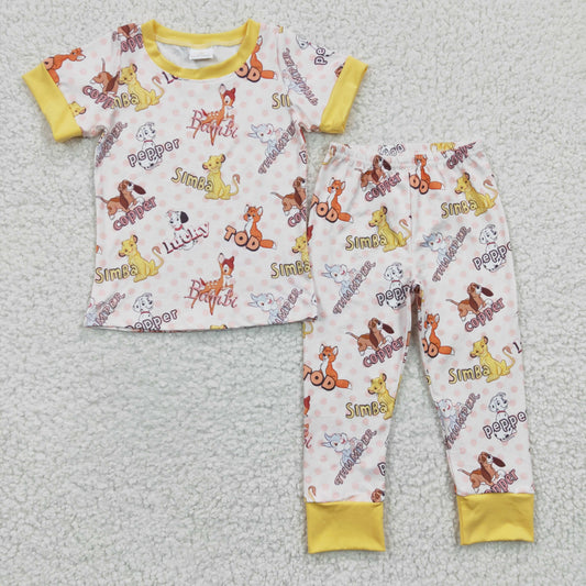 BSPO0078 Cartoon Boutique Wholesale Hot Sale Girl Sets Kid Clothing