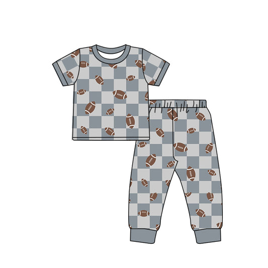 BSPO042 Football Wholesale Baby Kids Boutique Kid Clothing