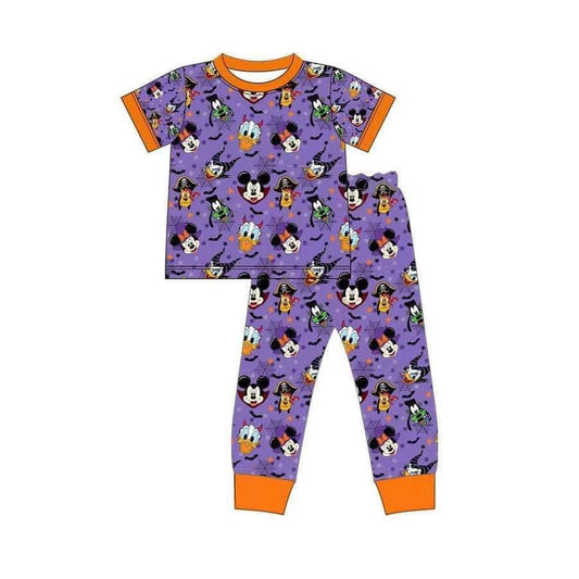 BSPO0434 Purple Wholesale Baby Kids Design Boutique Kid Clothing Set