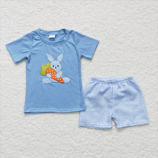 BSSO0087 Easter Rabbit Boy Shorts Sets