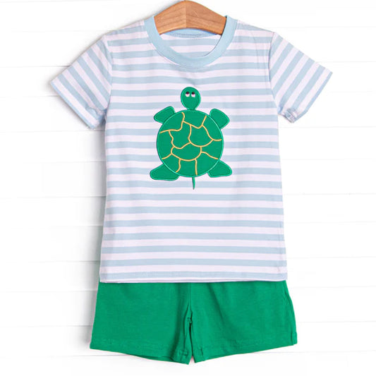 BSSO0783 Cute Summer Short Sleeve Outfit Kid Clothing