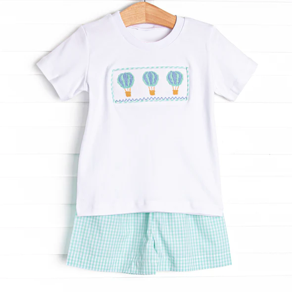 BSSO0784 Cute Summer Short Sleeve Outfit Kid Clothing Sets