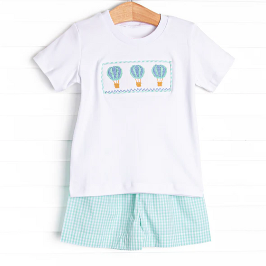 BSSO0784 Cute Summer Short Sleeve Outfit Kid Clothing Sets