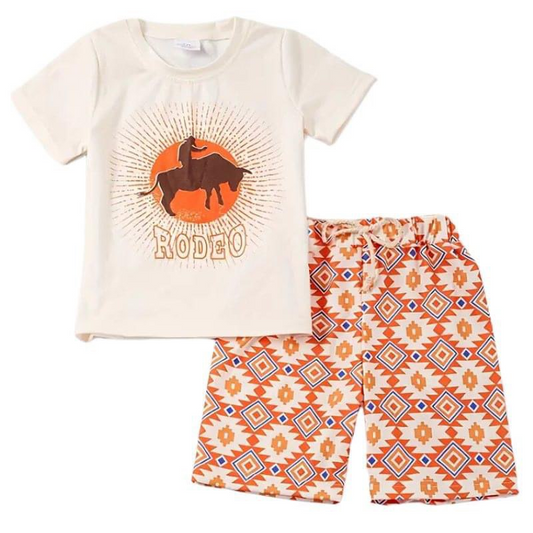 BSSO0829 Rodeo Cute Kid Wear Clothing Children Shorts Clothes