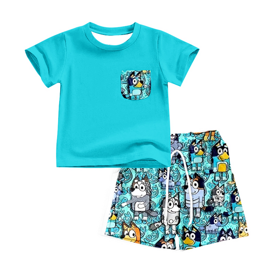 BSSO0832 Dog Cute Kid Wear Clothing Children Shorts Clothes