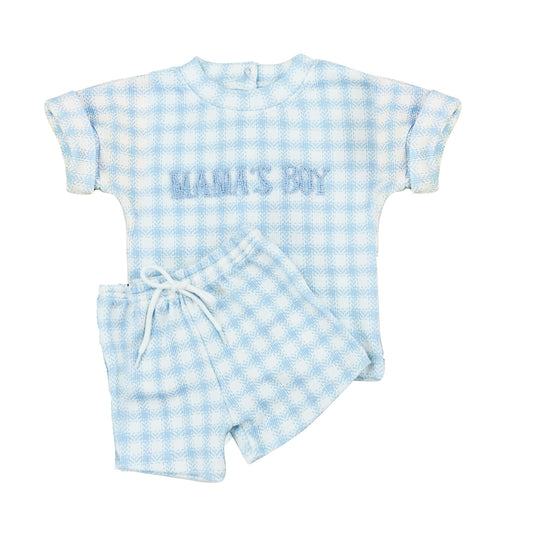 BSSO0912 Mama's Boy Clothes Summer Short Sleeve Kid Outfit