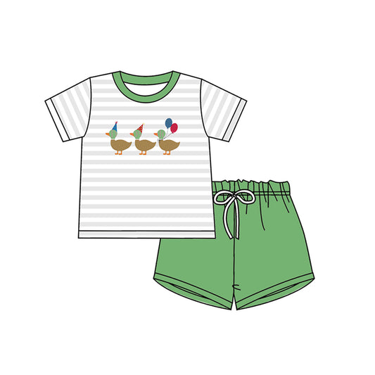 BSSO0926 Duck Boy Clothes Summer Short Sleeve Kid Clothes