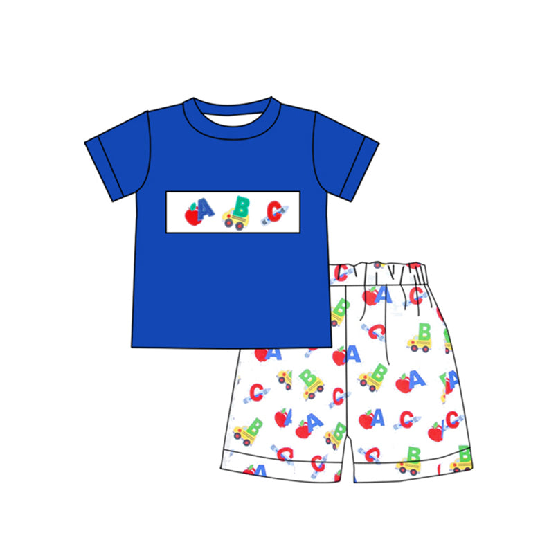 BSSO0927 Boy Kid Clothes Summer Short Sleeve Children Clothing Sets