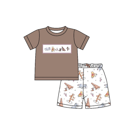 BSSO0940 Boy Clothes Summer Short Sleeve Kid Clothing Set Boutique Outfits