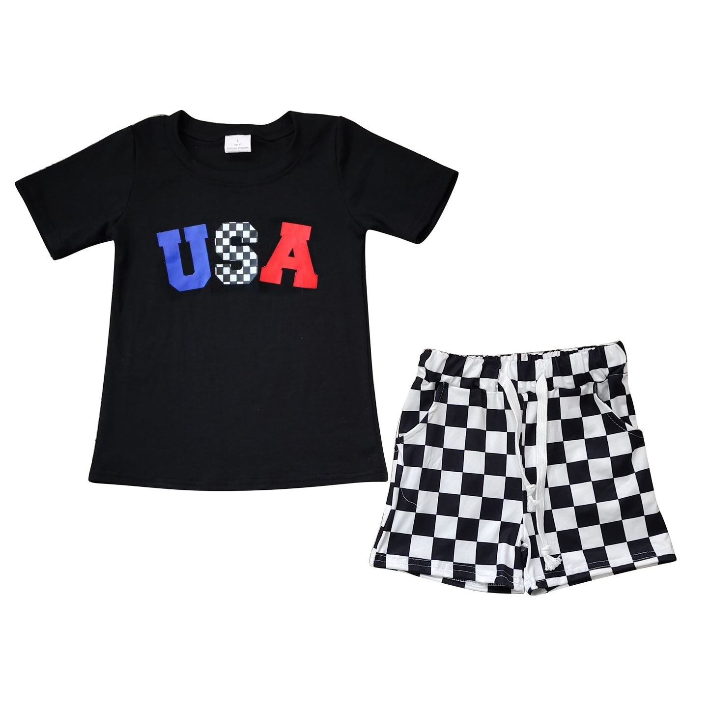 BSSO0966 Hot Sale USA Baby Boy Boutique Kid Clothing Set