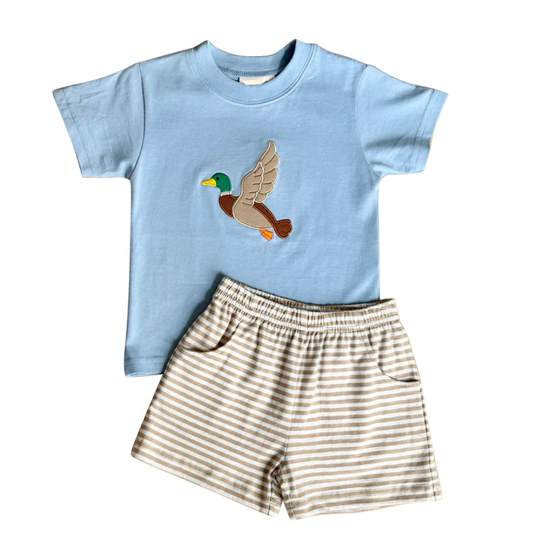 BSSO0970 Duck Baby Children Boutique Kid Clothing Set