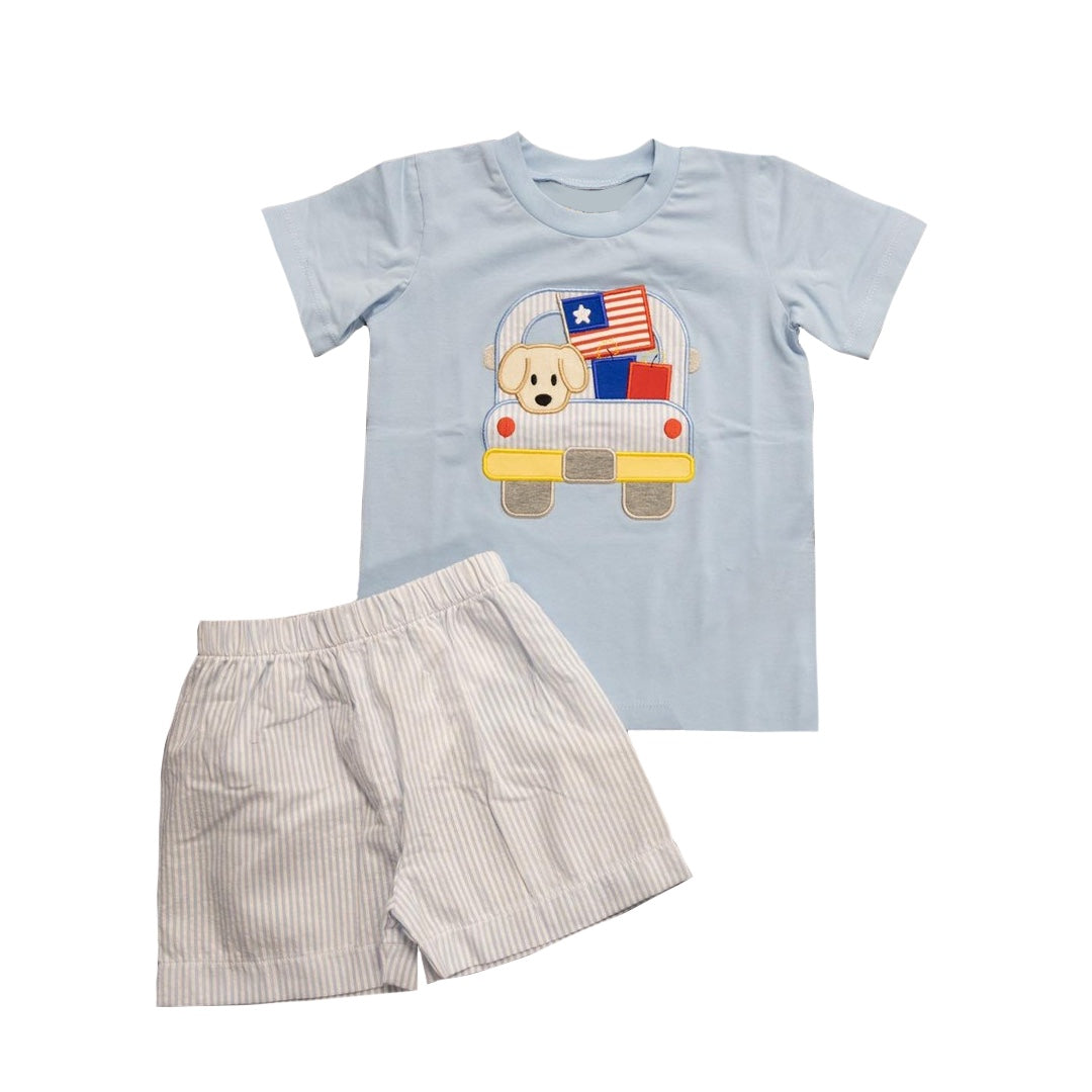 BSSO0971 4th of july Baby Children Boutique Kid Clothing Set