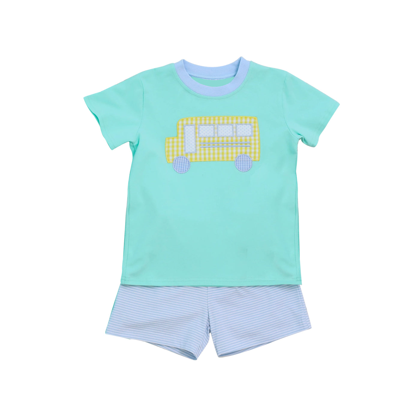 BSSO0991 Bus Wholesale Baby Kids Wear Boutique Kid Clothing Set