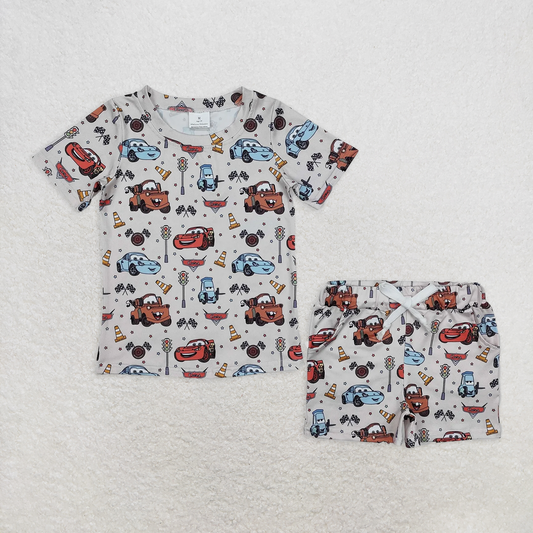 RTS NO MOQ Baby Boys kids Summer Sets BSSO1233 Short Sleeve Shorts Pajamas Clothes Sets