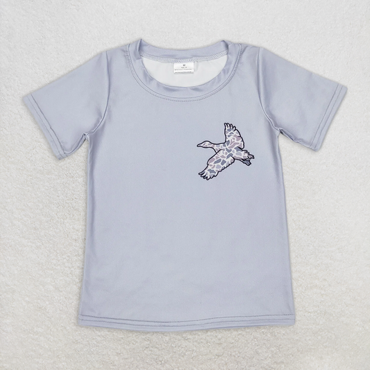 RTS NO MOQ Summer Baby Boys Shirt BT0462 Duck Camo Hunting Short Sleeve Tee Shirts Tops