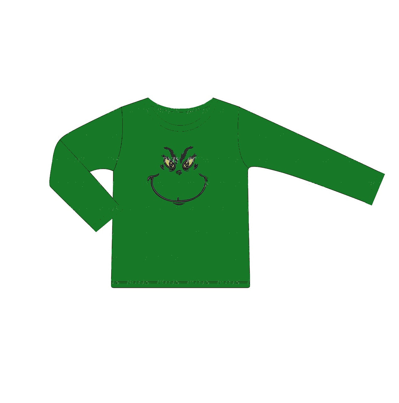 BT07245 Christmas Green Baby Boys Long Sleeve Shirt Top