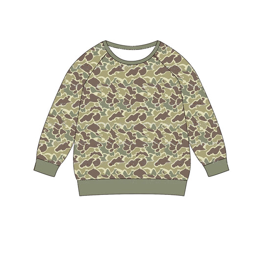 BT0883 Cute Camo Baby Boys Long Sleeve Tee Shirts Tops